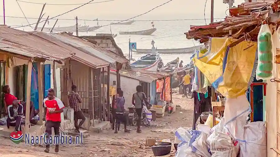 Tanji visserscentrum van Gambia.