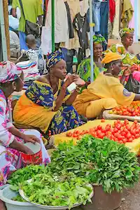 Markt Gambia.